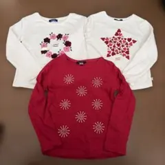 オカイディ Okaidi 長袖 ロンT 3枚セット