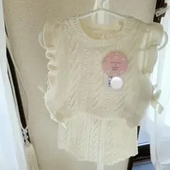 mamaraku×sanamama YUI ニット　セットアップ　80cm