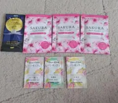 新品　北陸化成 SAKURA Bath Powder 3袋他　おまけ付きのサムネイル