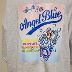 新品 Angel Blue Tシャツ ライトグレー しまむら Lサイズ 厚地のサムネイル