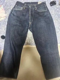 サイズ44 白大黒 極美品 超貴重サイズ 2001 NO2 エヴィス エビス EVISU エヴィス 2001 No2 大黒 ビッグカモメ ペイント デニム