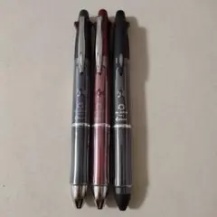パイロット ドクターグリップ4+1 ボールペン ブラック　ネイビー　ボルドー3本