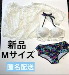 Teddyshop 花柄　3点セット ビキニ　水着のサムネイル
