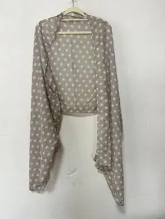 H&M ドット柄 ストール ベージュのサムネイル