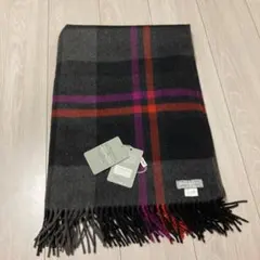 Joshua Ellis チェック柄ストール