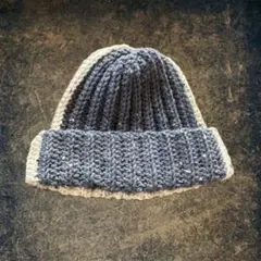 No.115クラッシャーハット バケハ クロシェハット ニット帽 バケットハット