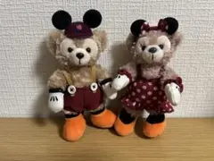 ダッフィー シェリーメイ ハロウィン 2015 ぬいぐるみバッジ　#1