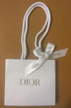 Dior ディオール コスメ リボン付き ホワイト ショッパー