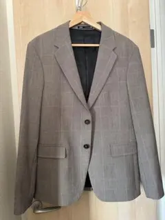 未使用✴︎ZARA✴︎ザラ✴︎テーラードジャケット✳︎ブラウン✴︎チェック✴︎USA38