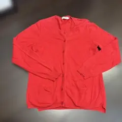 レプシム 赤 長袖カーディガン Lサイズ