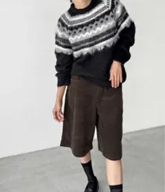 【新品未使用】キャナルジーン　CANALJEAN ノルディック柄セーターのサムネイル