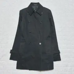 ブラック バイ マウジー トレンチコート 黒