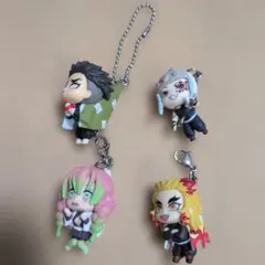 鬼滅の刃 つまんでつなげてマスコット２　4点セット