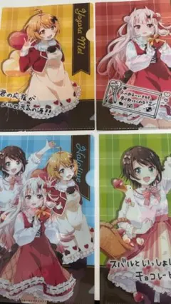 キャラクタークリアファイル　ホロライブ　4枚セット