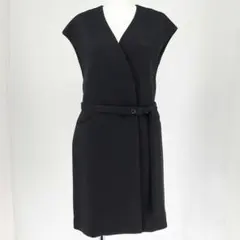 ■62％OFF■ Mila Owen M  ベルト付きノーカラーベスト