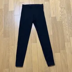 USED 極暖ヒートテックコットン レギンス（十分丈） Mブラック