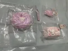 スクイーズ　３点　Sakura ドーナツ　ネズミのサムネイル