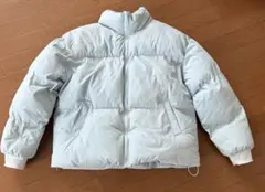 ライトブルー ダウンジャケット