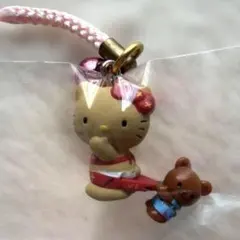 ハローキティ ダニエル キーホルダー 平成レトロ ハワイ ハイビスカス