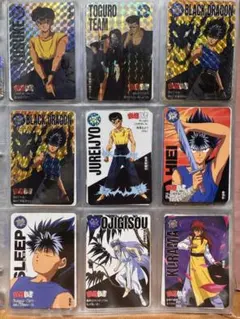 超レア　美品　幽遊白書 カードダスセット 34枚