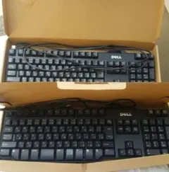 デル キーボード 【2個セット】中古