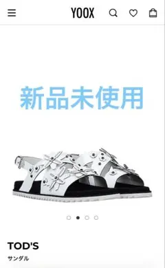 TOD'S フラワーモチーフ サンダル 36のサムネイル