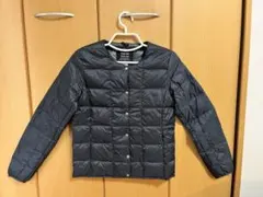 Taion クルーネックボタン インナー ダウンジャケット　Sサイズ