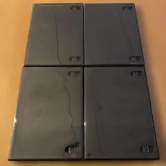 空のトールケース 2枚収納用 4本セット (8枚収納可能)