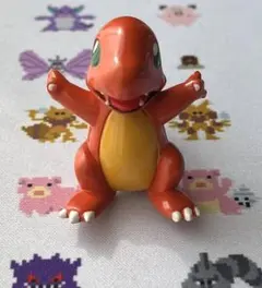 ポケモン モンコレ ヒトカゲ 濃橙 中古 フィギュア