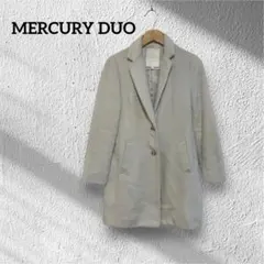 ★冬物セール価格★ MERCURYDUO グレー シャギーチェスターコートのサムネイル