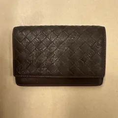 BOTTEGA VENETA カードケース 名刺入れ ブラウン バイカラーのサムネイル