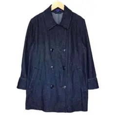 00s J.CREW 染めデニム ピーコート　デニムジャケット