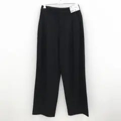 タグ付 UNIQLO ユニクロ ブラッシュドジャージータック ワイドパンツ 濃紺