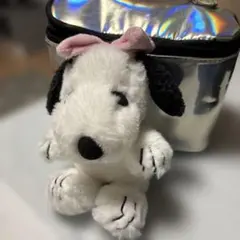 スヌーピー ぬいぐるみ リボン付き