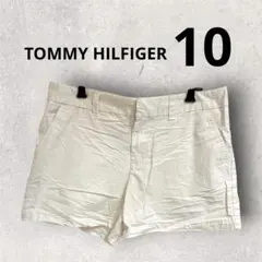 TOMMY HILFIGER【10】トミー ショートパンツ ホワイト綿100%