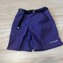 mont-bell 子供用ハーフパンツ 120サイズ 紫