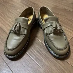 Dr. Martens ドクターマーチンスエード スリッポン サンダル カーキ 