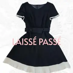 【値下】LAISSE PASSE レッセパッセ　半袖ワンピースのサムネイル