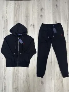 Polo Ralph Lauren ブラックパーカーとパンツセット