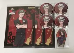 ツイステ トレイ・クローバー 缶バッジ ポスカ V2アート 式典服 運動着