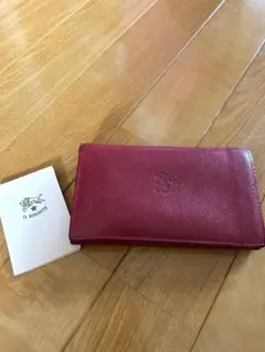 IL BISONTE イルビゾンテ 財布 レザー 赤 本革 レディース メンズ