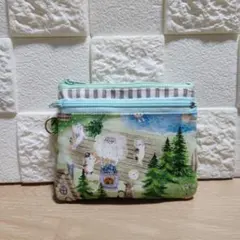 ファスナーポーチ ユキエモン442 ハンドメイド - メルカリ