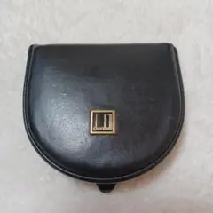 dunhill ブラックレザー コインケース