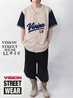 【UNISEX】VISION STREET WEAR ベースボールシャツ LLのサムネイル