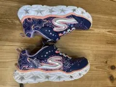 Skechers スケッチャーズ　光るライト星柄スニーカー　19センチ