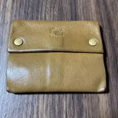 IL BISONTE 二つ折り財布 レザー ブラウン