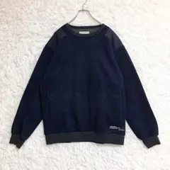 【AVIREX】　トレーナー　（ＸＬ）　大きいサイズ　ミリタリー　裏起毛　紺