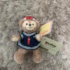 新作⭕️香港ディズニー セーラー服 ダッフィー肩乗せぬいぐるみ
