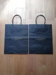 Lois CRAYON ロイスクレヨン　ショップ袋　ショッパー　紙袋　２枚セットのサムネイル