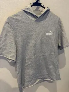 プーマ(PUMA)Tシャツ 半袖 薄手フード付きスウェットSサイズ